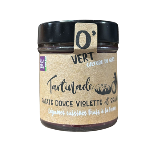 Tartinade patate douce violette et orange - 110g