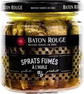 Sprats fumés l'huile - 185g