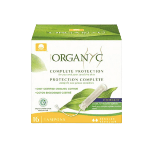 Organyc - Tampons compact régulier avec applicateur d'origine végétale - x16