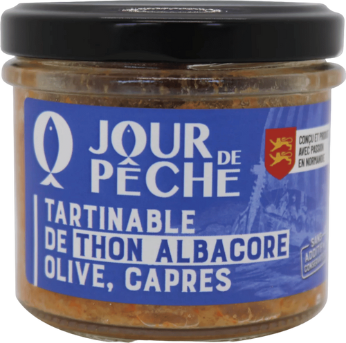 Tartinable de Thon Albacore Olives et Câpres - 90g