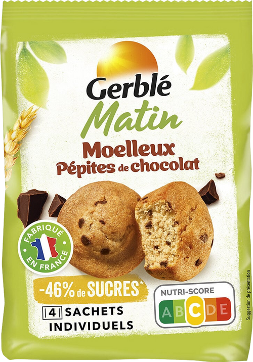 Matin moelleux pépites de chocolat - 180g