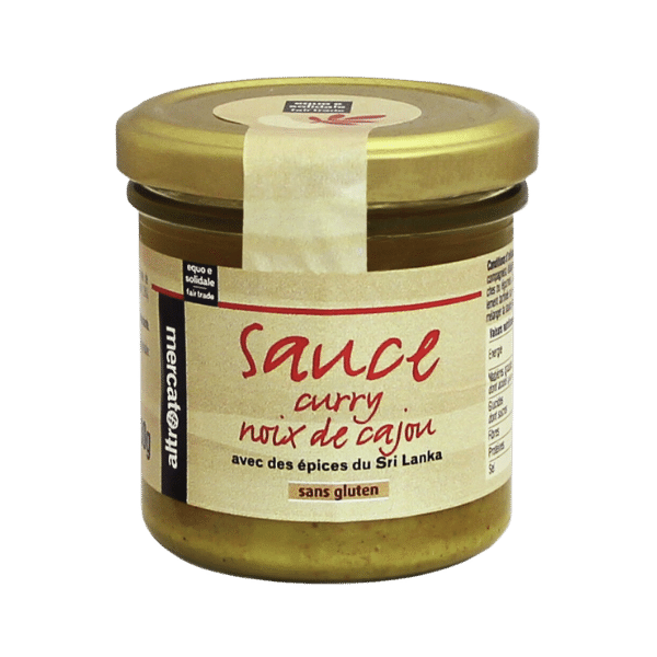 Sauce au curry et cajou - 130g - Altromercato