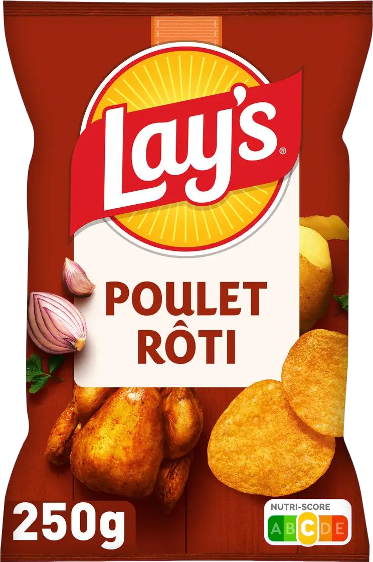 Chips saveur poulet rôti - 250g