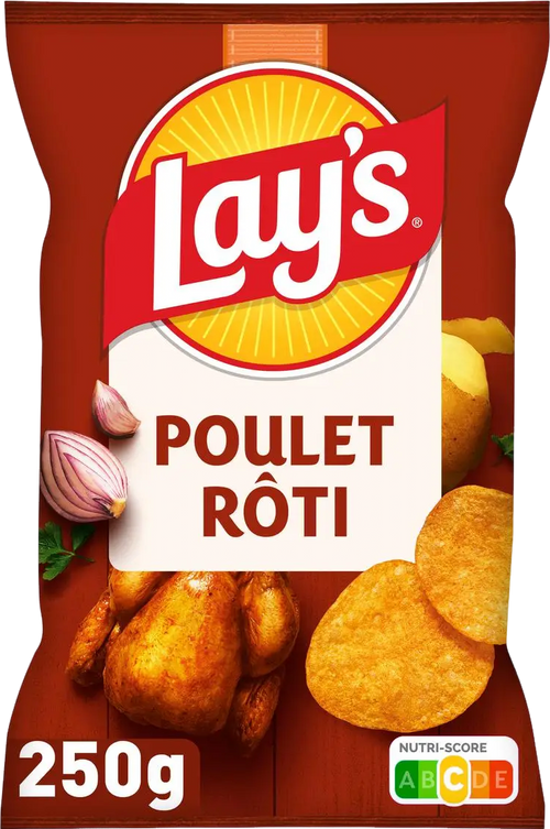 Chips saveur poulet rôti - 250g