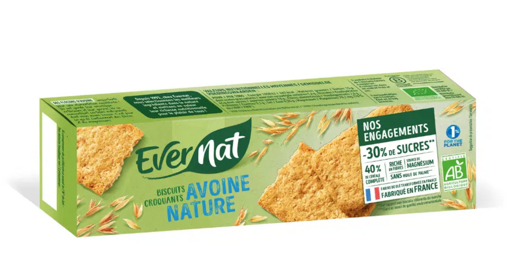 Biscuits avoine bio - 120g