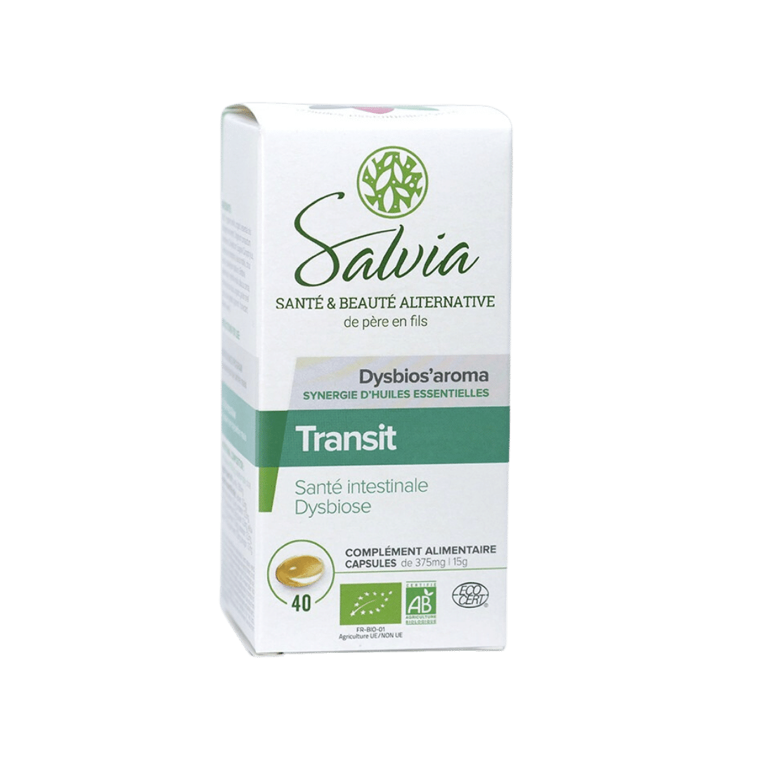 Compléments Transit Dysbios'aroma bio - 40 capsules - Salvia