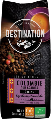 Café en grains de Colombie pur arabica bio - 1kg