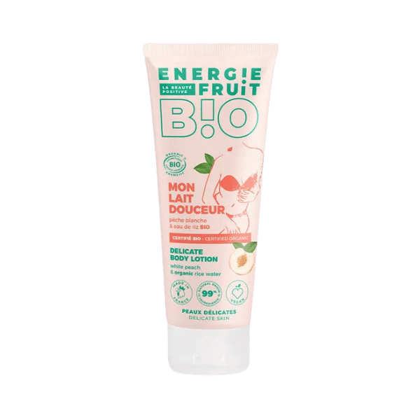 Lait douceur pêche blanche et eau de riz bio - 200ml