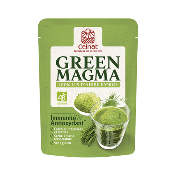 Green Magma 100% jus d'herbe d'orge bio - 150g - Celnat