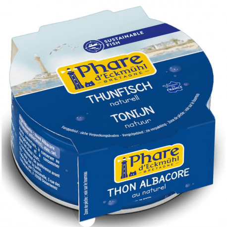 Phare D'Eckmühl - Thon albacore au naturel bio - 160g