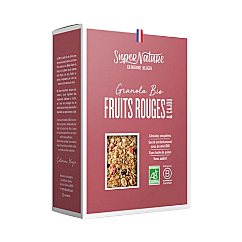 Granola fruits rouges et cajou bio - 350g