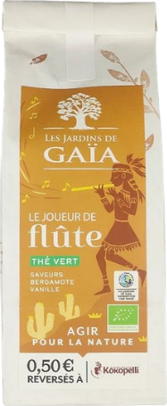 Thé vert saveur bergamote et vanille bio - 100g