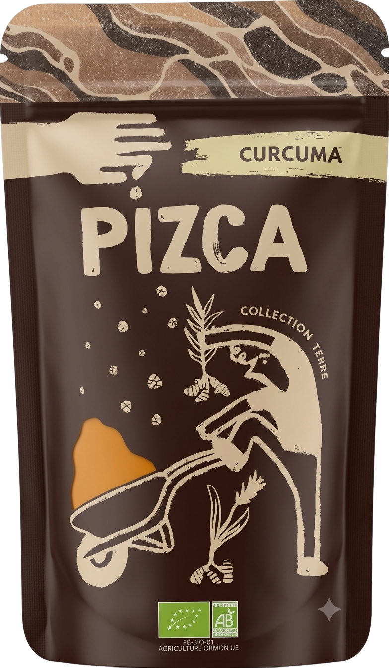 Pizca - Curcuma en poudre bio - 35g - 3760437690027