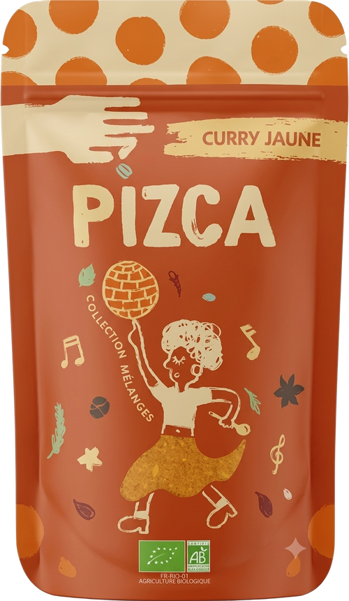 Pizca - Curry jaune en poudre bio - 35g  - 3760437691000