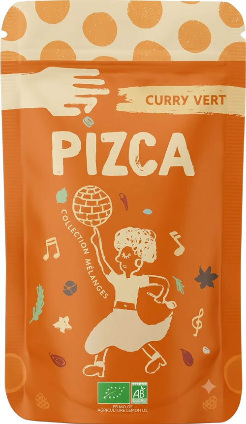 Pizca - Curry vert en poudre bio - 35g  - 3760437691024