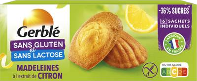 Madeleine citron sans gluten - 180g