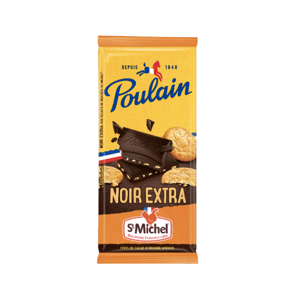 Poulain - Chocolat noir extra Saint-Michel - 95g