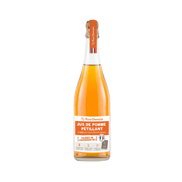 PourDemain - Jus de pomme pétillant - 75cl