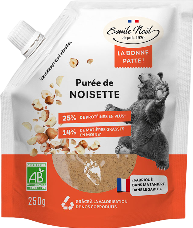 Purée de noisette bio - 250g