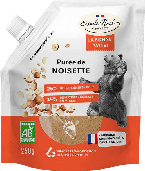 Purée de noisette bio - 250g