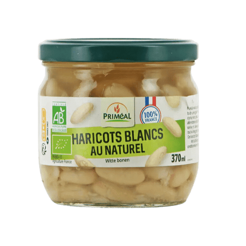 Priméal - Haricots blancs au naturel bio - 370g