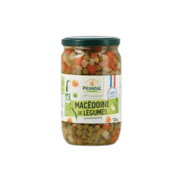 Priméal - Macédoine de légumes de France bio - 720ml