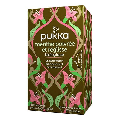 Pukka - Infusion menthe poivrée et réglisse bio - x20