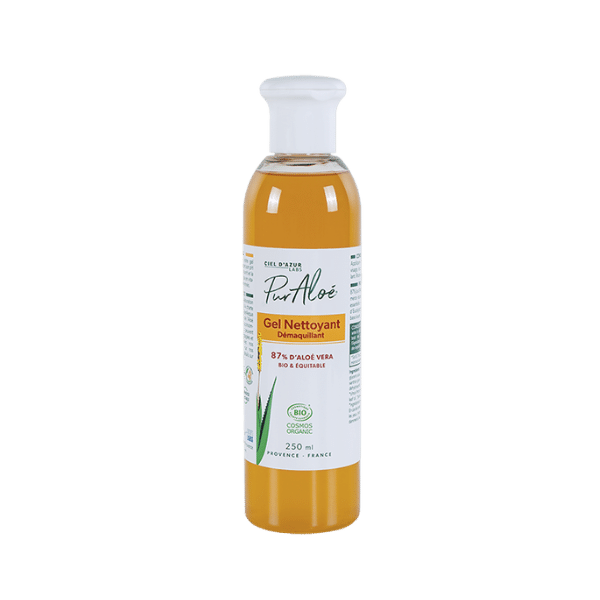 Pur Aloe - Gel démaquillant et nettoyant Aloe Vera 87% bio - 250ml