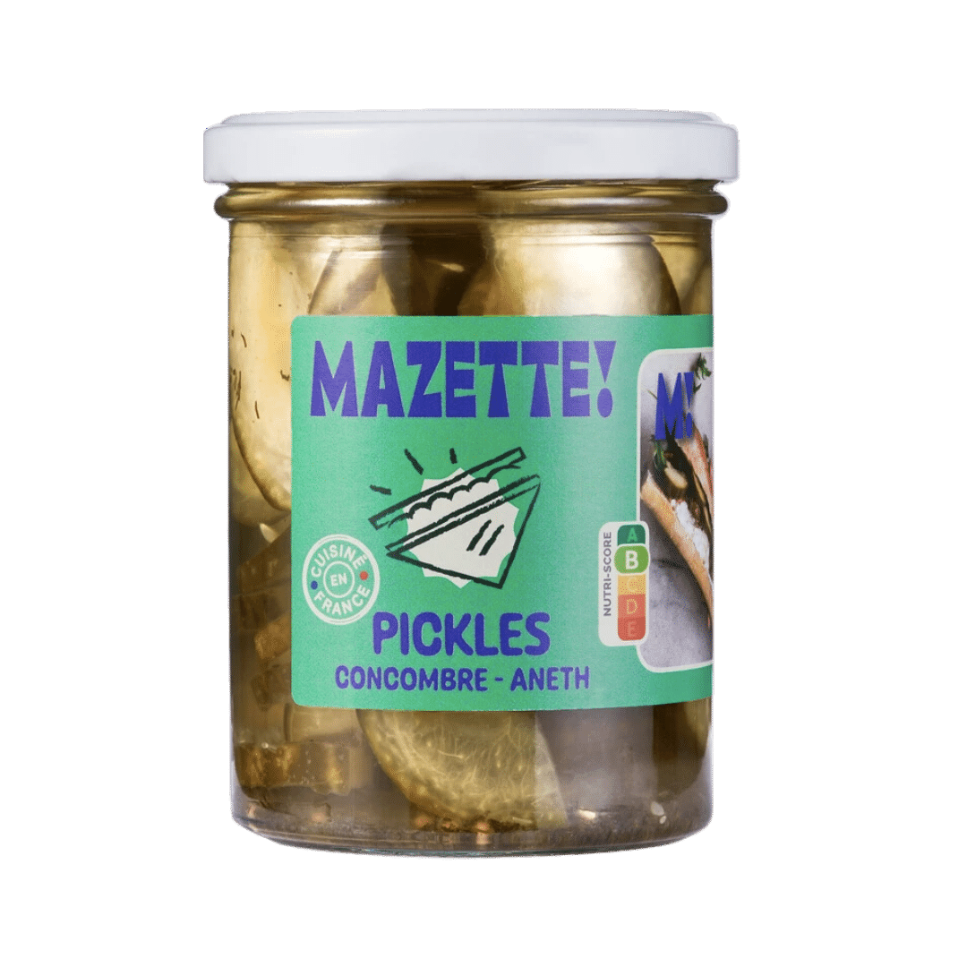 Pickles Concombre Aneth bio - 400g - Mazette