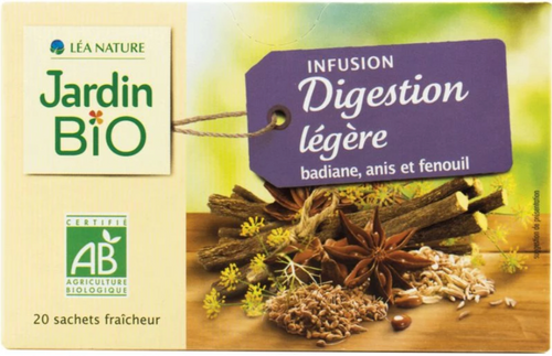 Infusion digestion légère bio 30g - 12 sachets