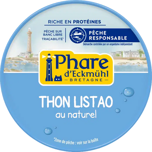 Thon listao pêche responsable au naturel - 112g