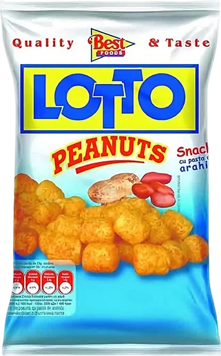 Biscuits apéritifs soufflés à la cacahuète - 90g