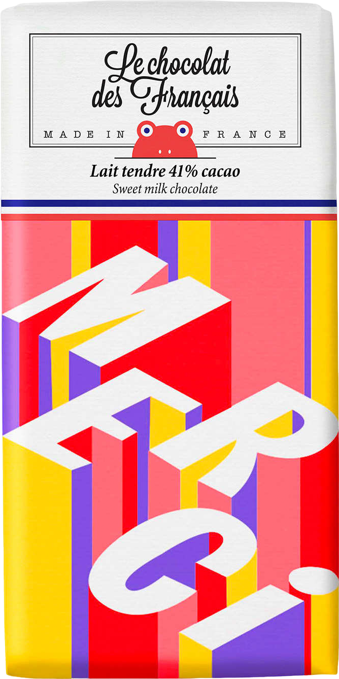 Chocolat au lait 41% cacao bio - 80g
