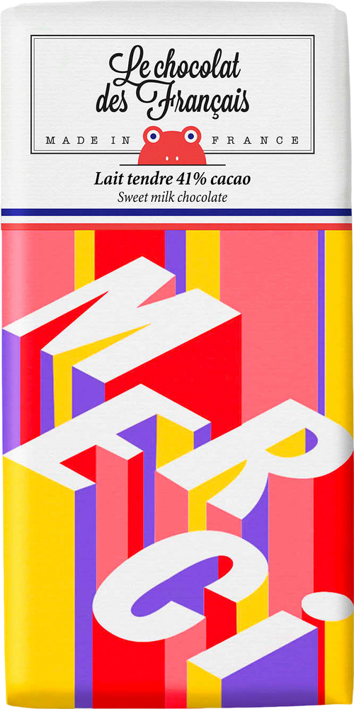 Chocolat au lait 41% cacao bio - 80g