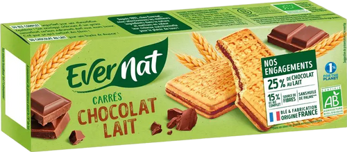 Biscuits goûter chocolat lait bio - 225g