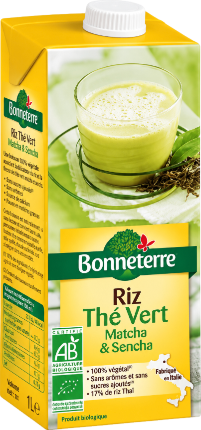 Boisson riz thé vert - 1L