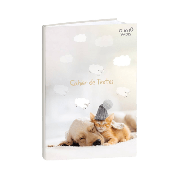 Quo Vadis - Cahier de texte Chaton / Chien