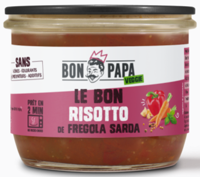 Plat préparé Le Bon Risotto Végétarien Fregola Sarda- 300g