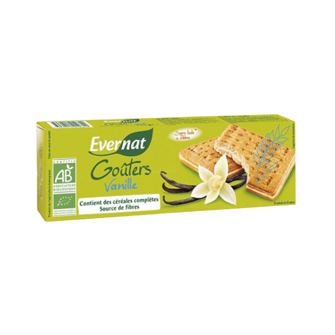 Goûters vanille bio - 225g - Evernat