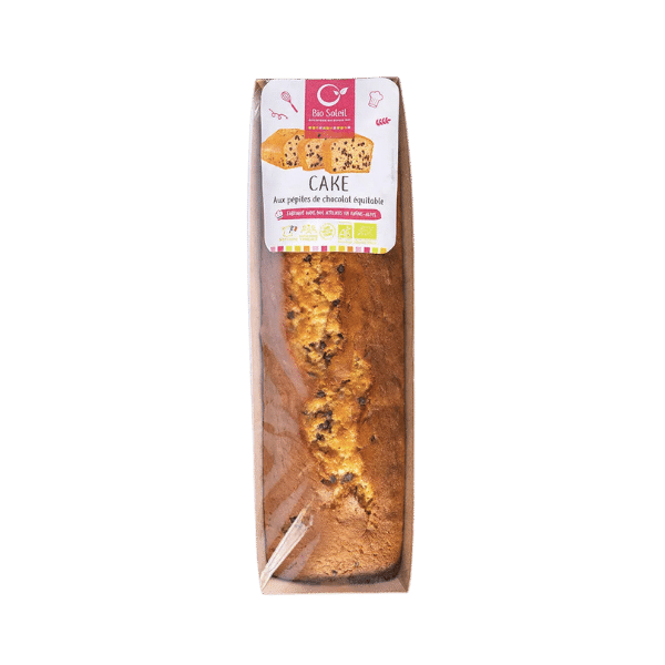 Cake aux pépites de chocolat équitable bio - 400g - Bio Soleil