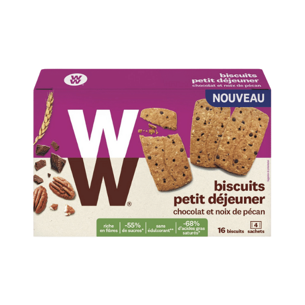Biscuits au chocolat et aux noix de pécan - 200g - Weight Watchers