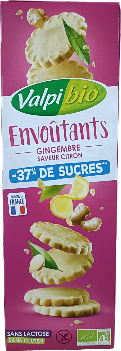 Sablé gingembre citron bio - 120g
