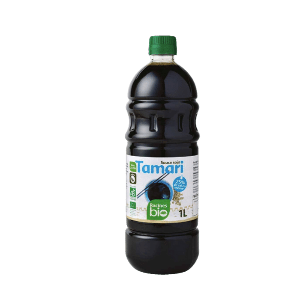 Racines Bio - Sauce soja tamari -25% sel - 1L