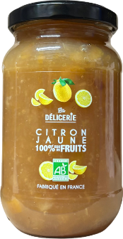 Confiture citron jaune bio - 310g