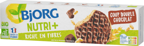 Biscuits Nutri+ Coup Double chocolat bio - 200g