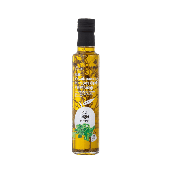 Rizes Greece - Huile d'olive extra vierge au thym bio - 250ml