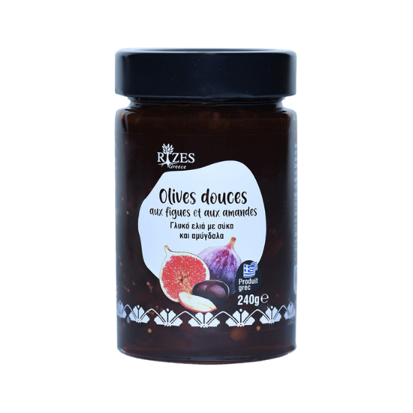 Rizes Greece - Olives douces aux figues et aux amandes - 240g