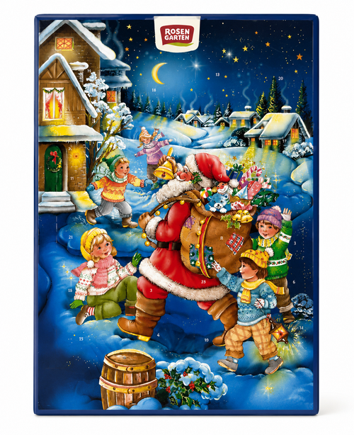 Rosen Garten - Calendrier de l'avent chocolat au lait - 75g - 4005967577097