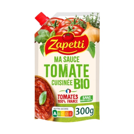 Sauce tomate cuisinée bio - 300g
