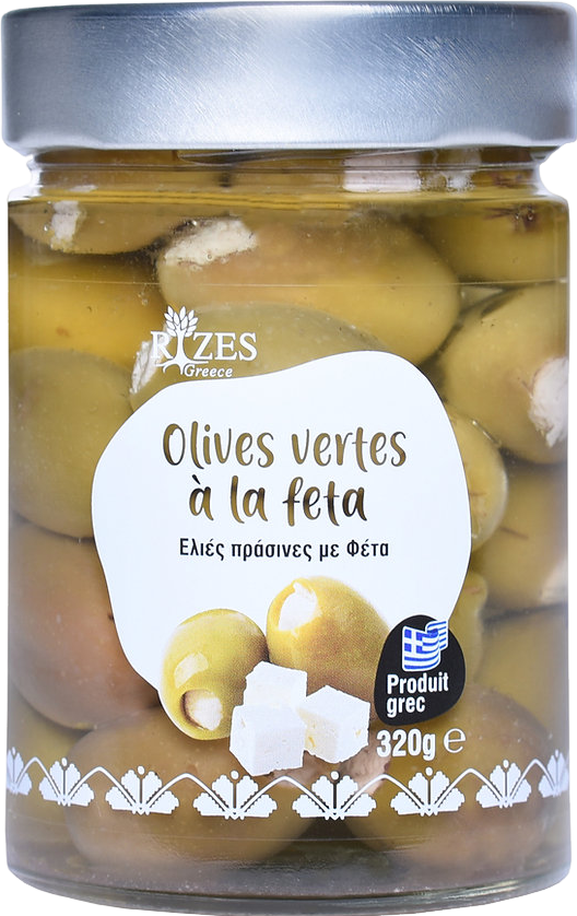 Olives vertes à la feta - 320g